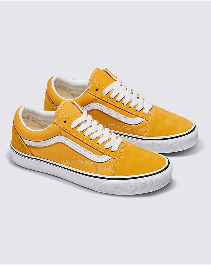 Women's Vans Old Skool Shoes Yellow | USA BDI-067138