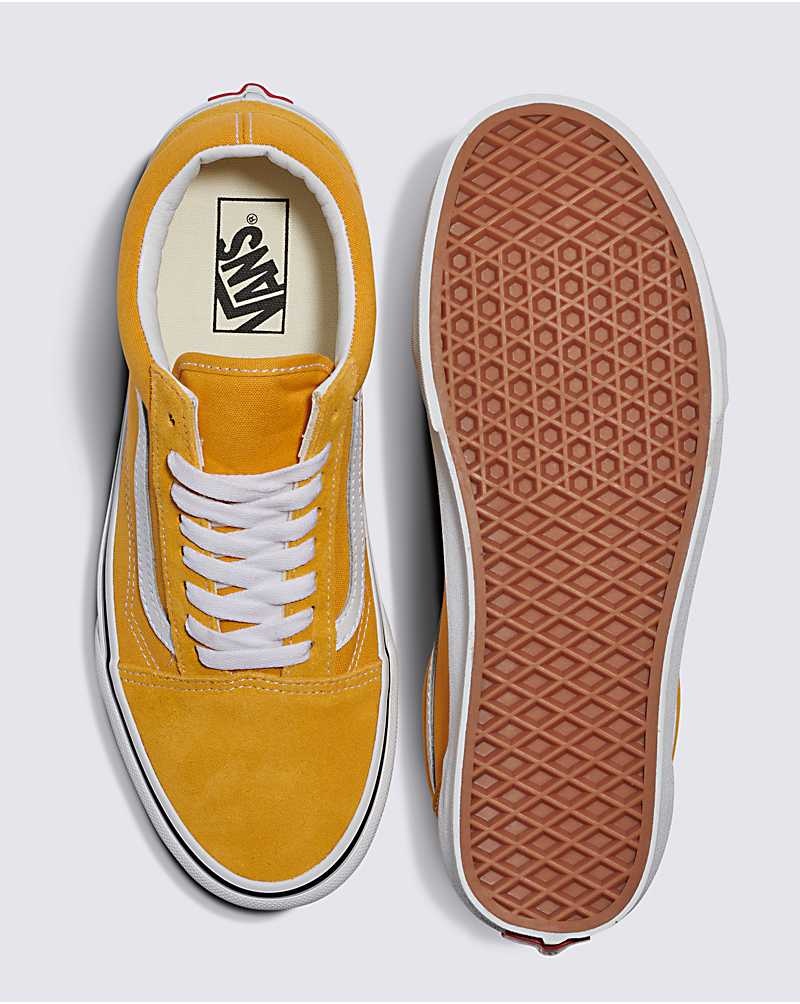 Women's Vans Old Skool Shoes Yellow | USA BDI-067138