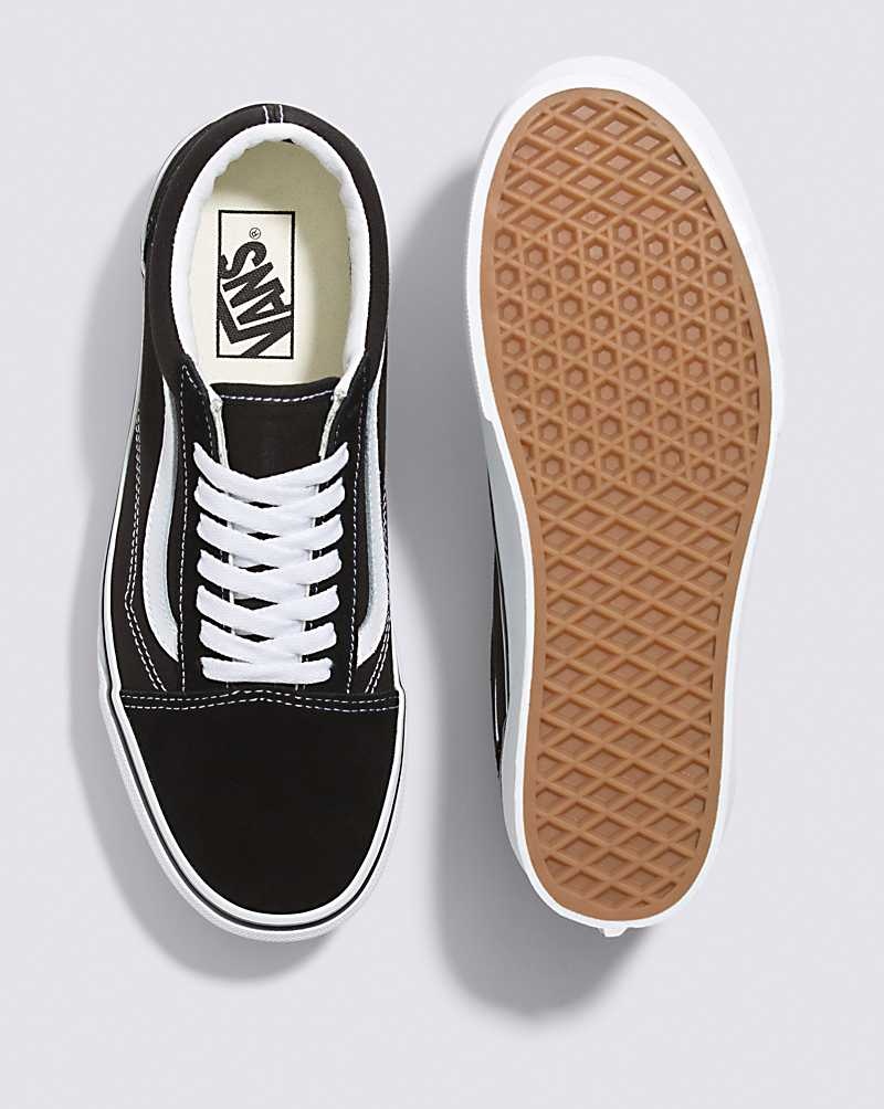 Women's Vans Old Skool Stackform Shoes Black White | USA RQO-397085