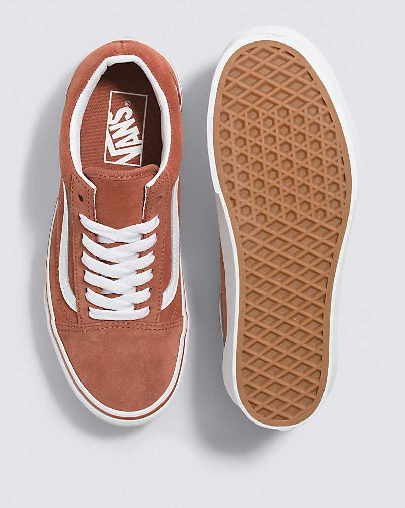 Women's Vans Old Skool Stackform Shoes Brown | USA VRW-036852