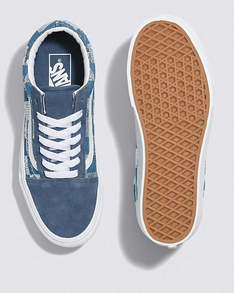 Women's Vans Old Skool Stackform Shoes Indigo | USA TSU-459832