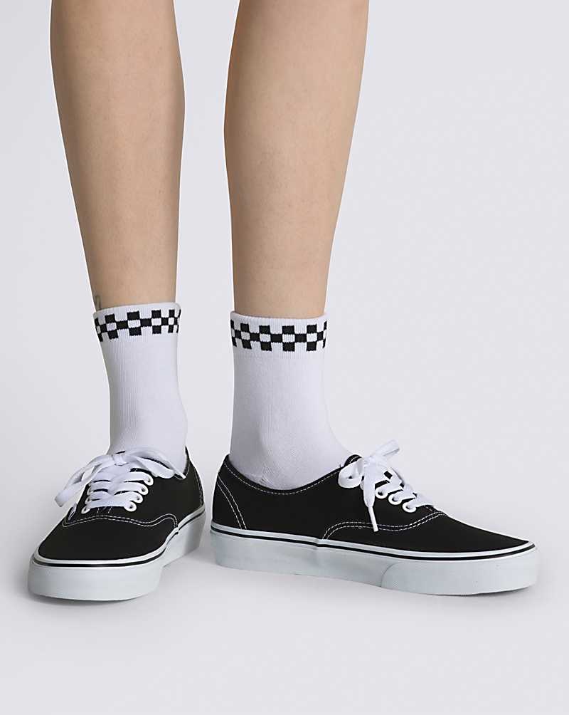 Women's Vans Peek-A-Check Crew Sock White | USA CJP-695281