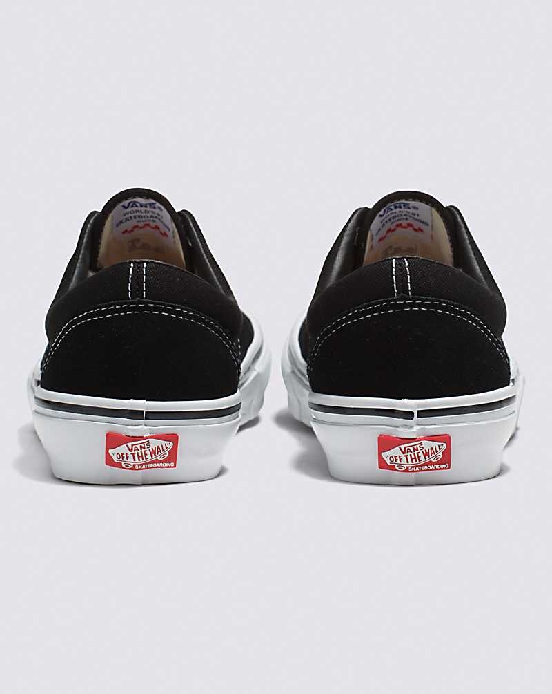 Women's Vans Skate Era Skate Shoes Black White | USA VAC-769304