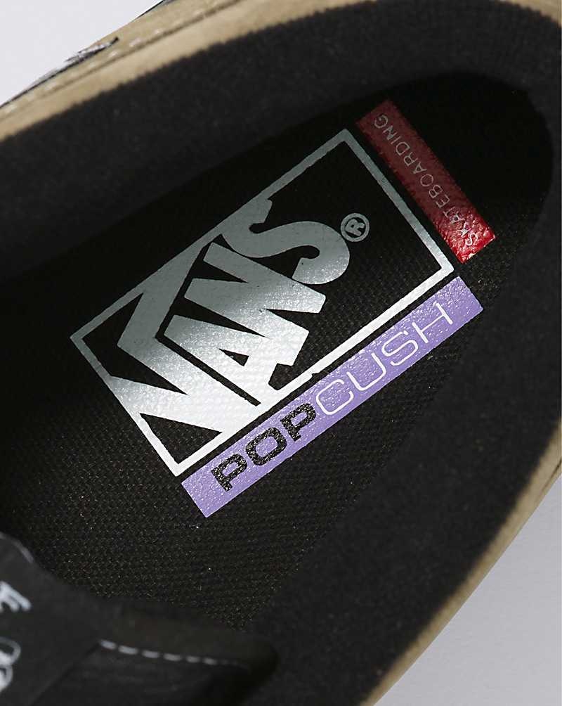 Women's Vans Skate Half Cab Pig Suede Skate Shoes Olive Black | USA BIH-780341