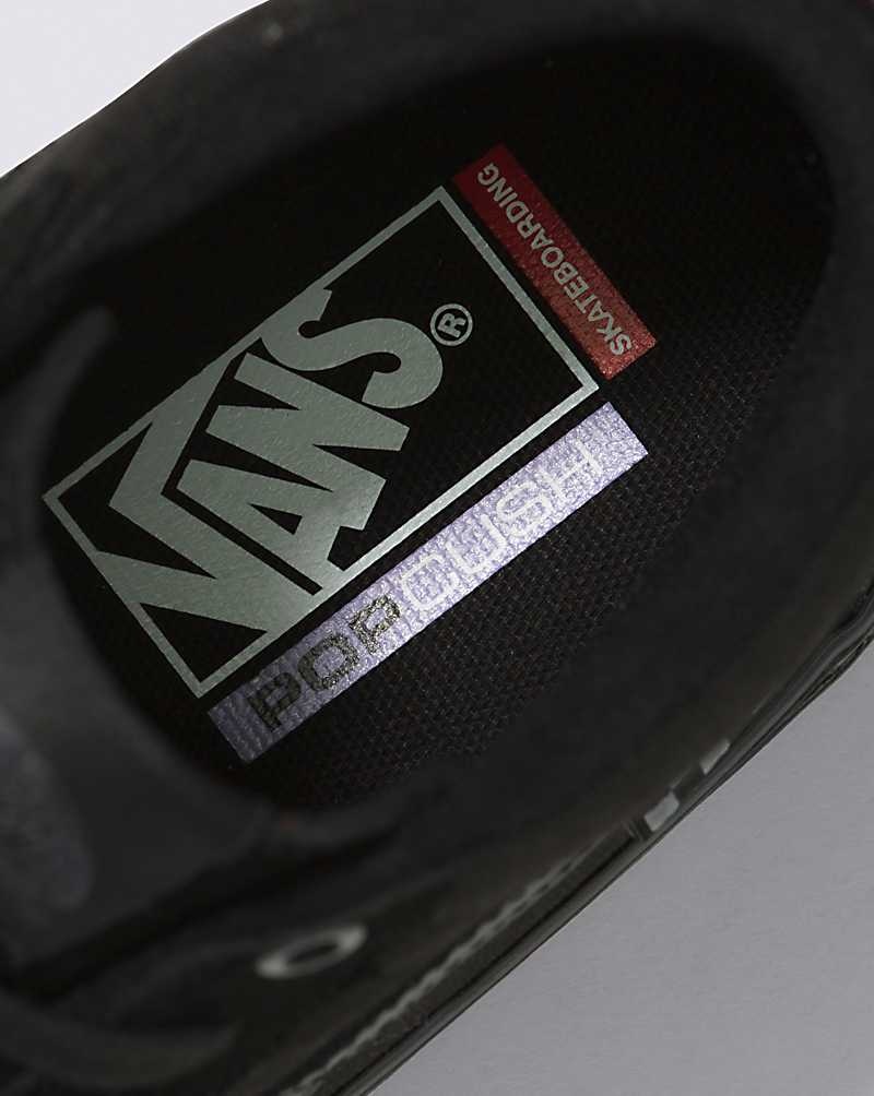 Women's Vans Skate Sk8-Hi Skate Shoes Black | USA RWF-108496