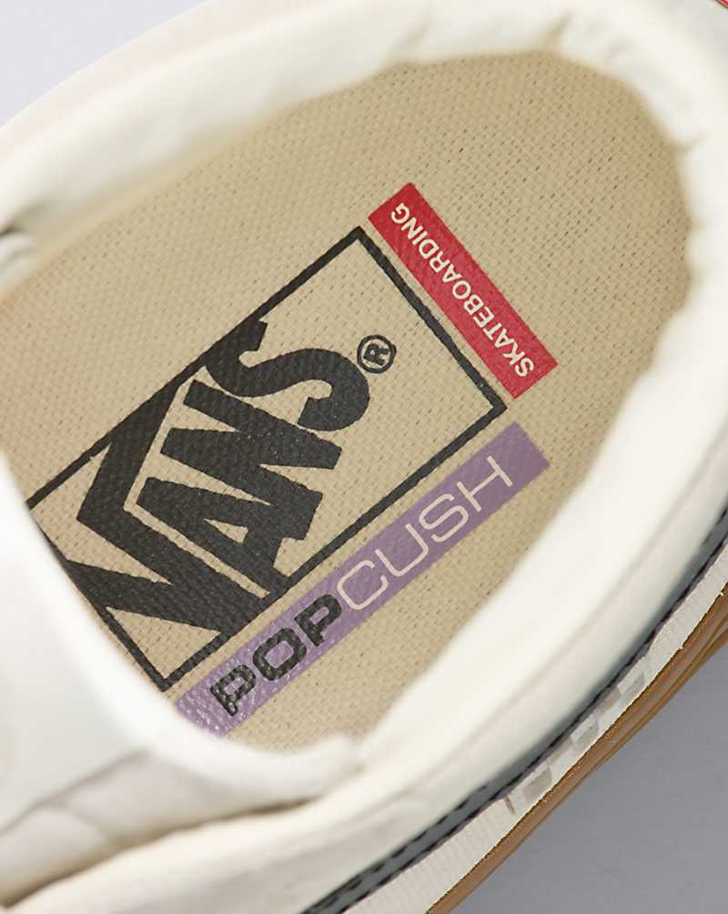 Women's Vans Skate Sk8-Hi Skate Shoes White | USA NSH-561832