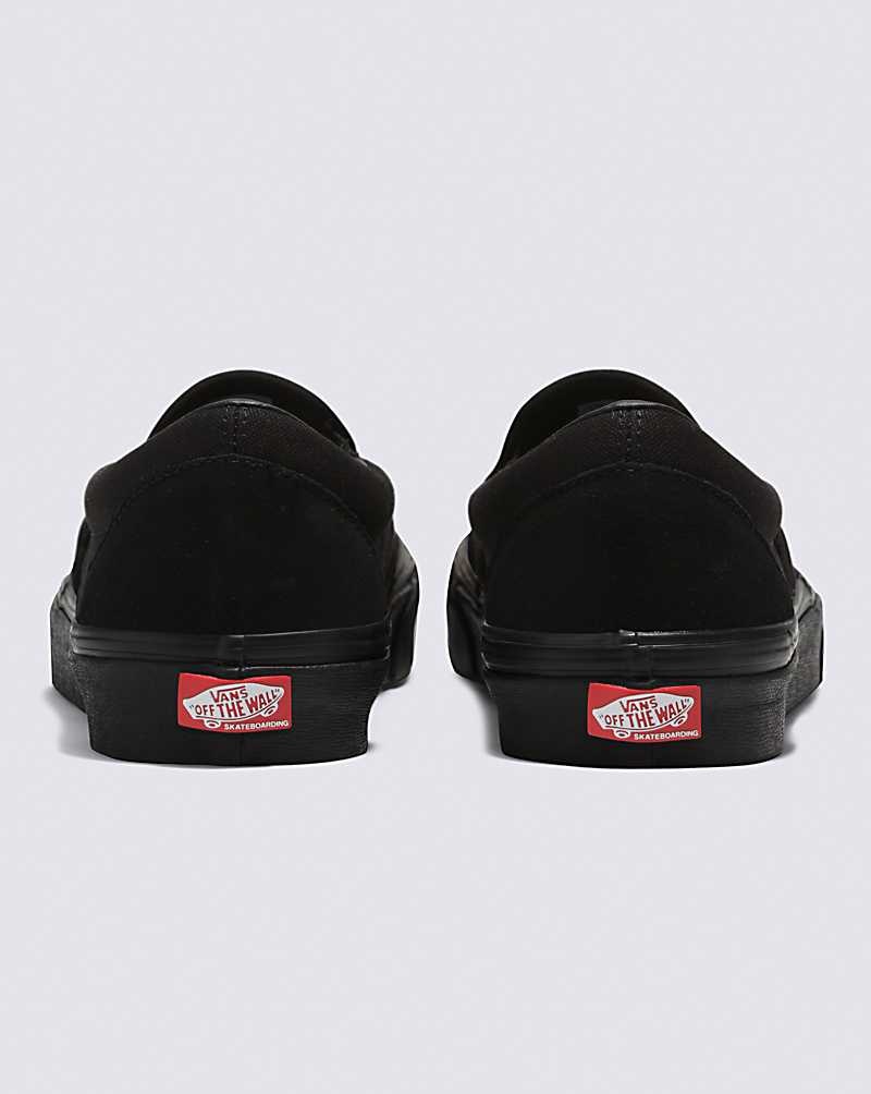 Women's Vans Skate Slip-On Skate Shoes Black | USA NGU-598041