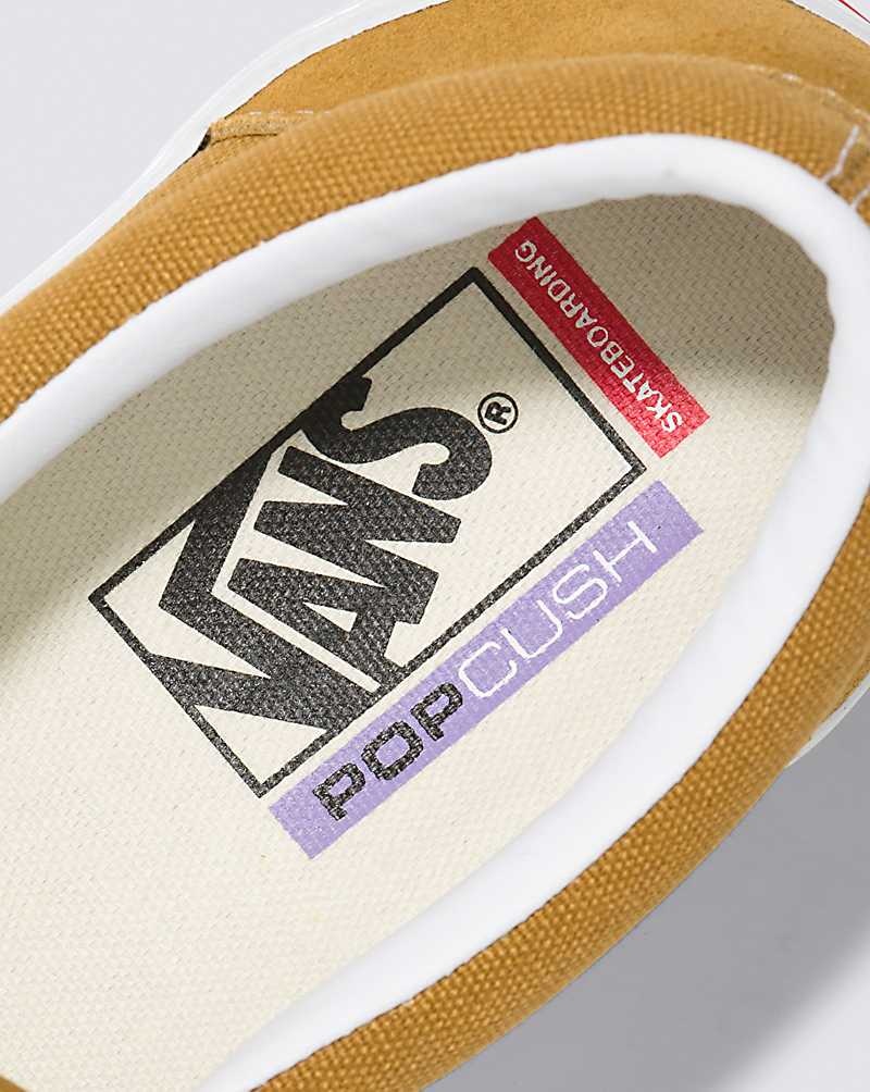 Women's Vans Skate Slip-On Wrapped Skate Shoes Gold | USA EKP-319278