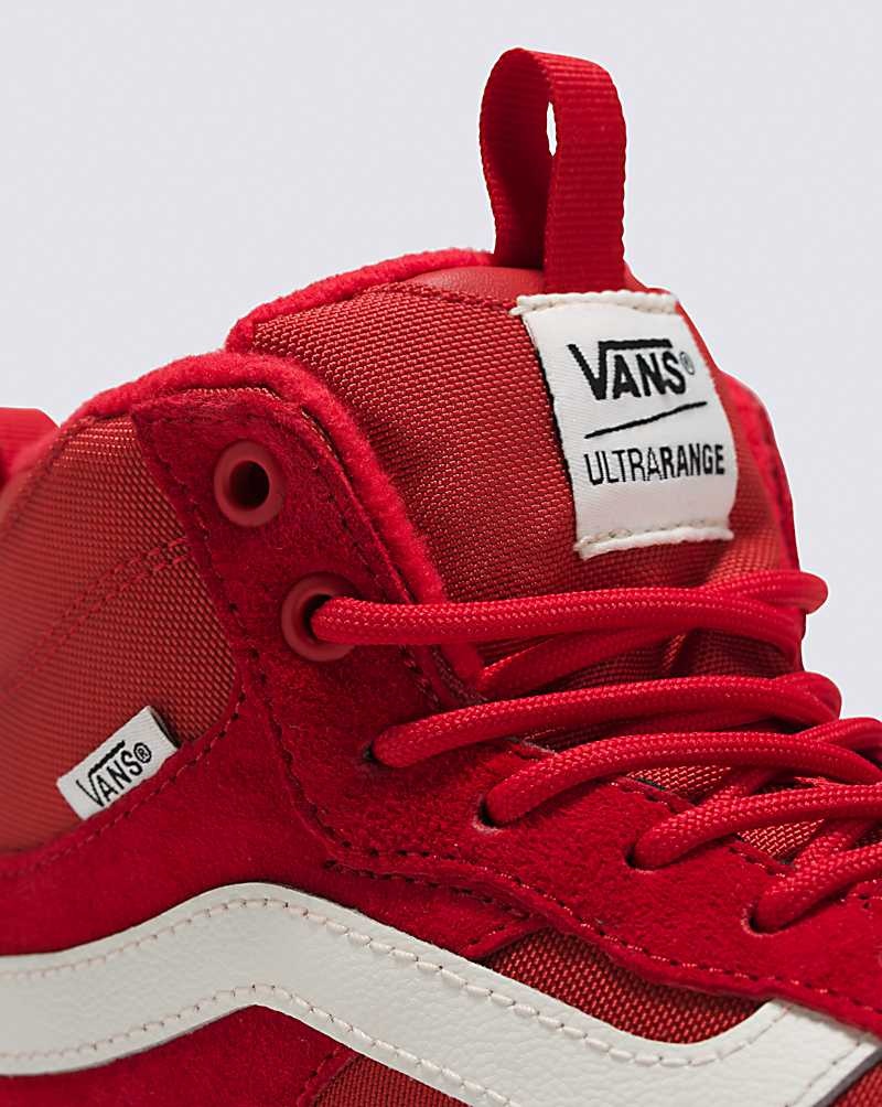 Women's Vans UltraRange EXO Hi MTE-1 Shoes Red | USA UIZ-476201