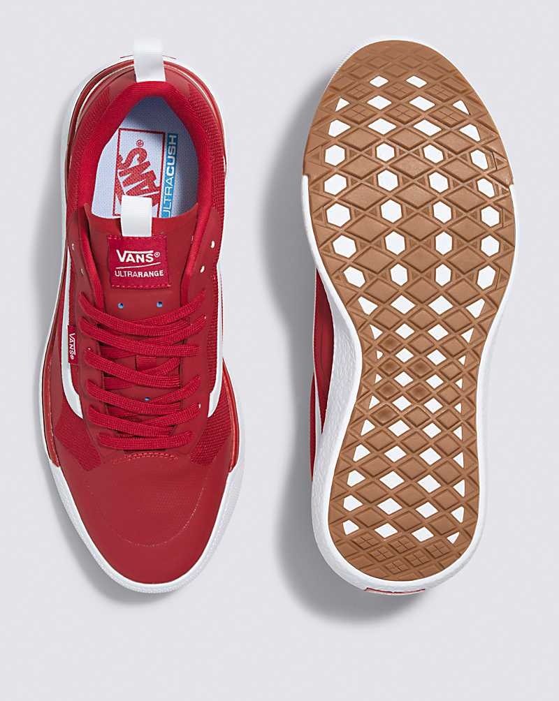 Women's Vans UltraRange EXO Shoes Red White | USA JOH-198065