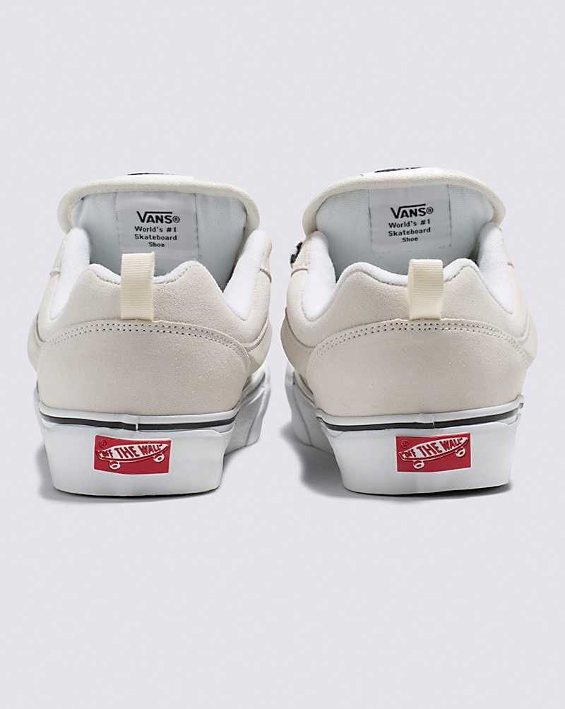 Women's Vans Vault Knu Skool LX Suede Shoes White | USA EYD-934087