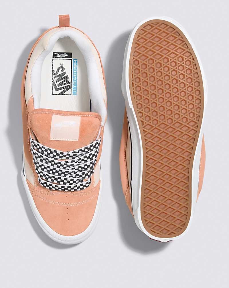 Women's Vans Vault Knu Skool LX Suede Shoes Coral | USA UCR-841756