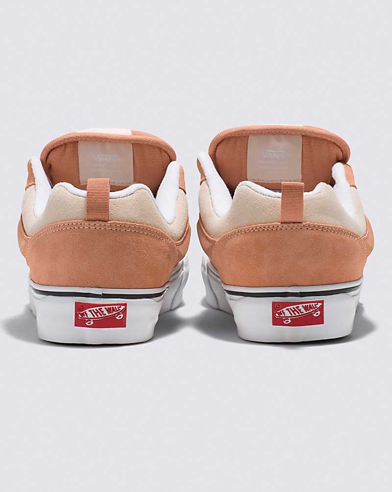 Women's Vans Vault Knu Skool LX Suede Shoes Coral | USA UCR-841756