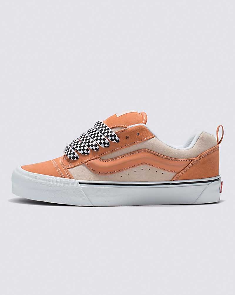 Women\'s Vans Vault Knu Skool LX Suede Shoes Coral | USA UCR-841756